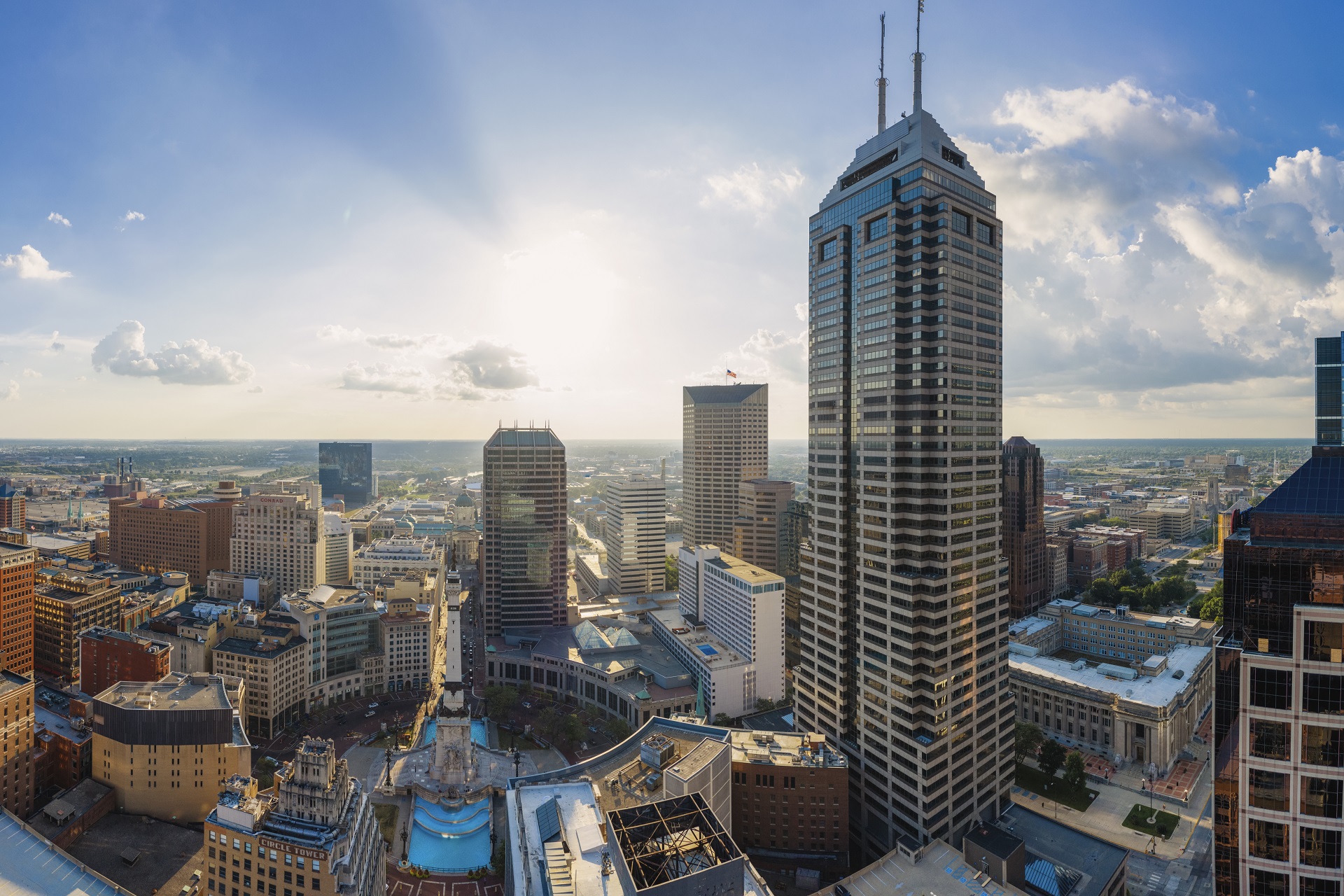 The Honorable Jun Yanagi Consul General Of Japan In Chicago Welcome   Indy Skyline Daytime Detail.ashx