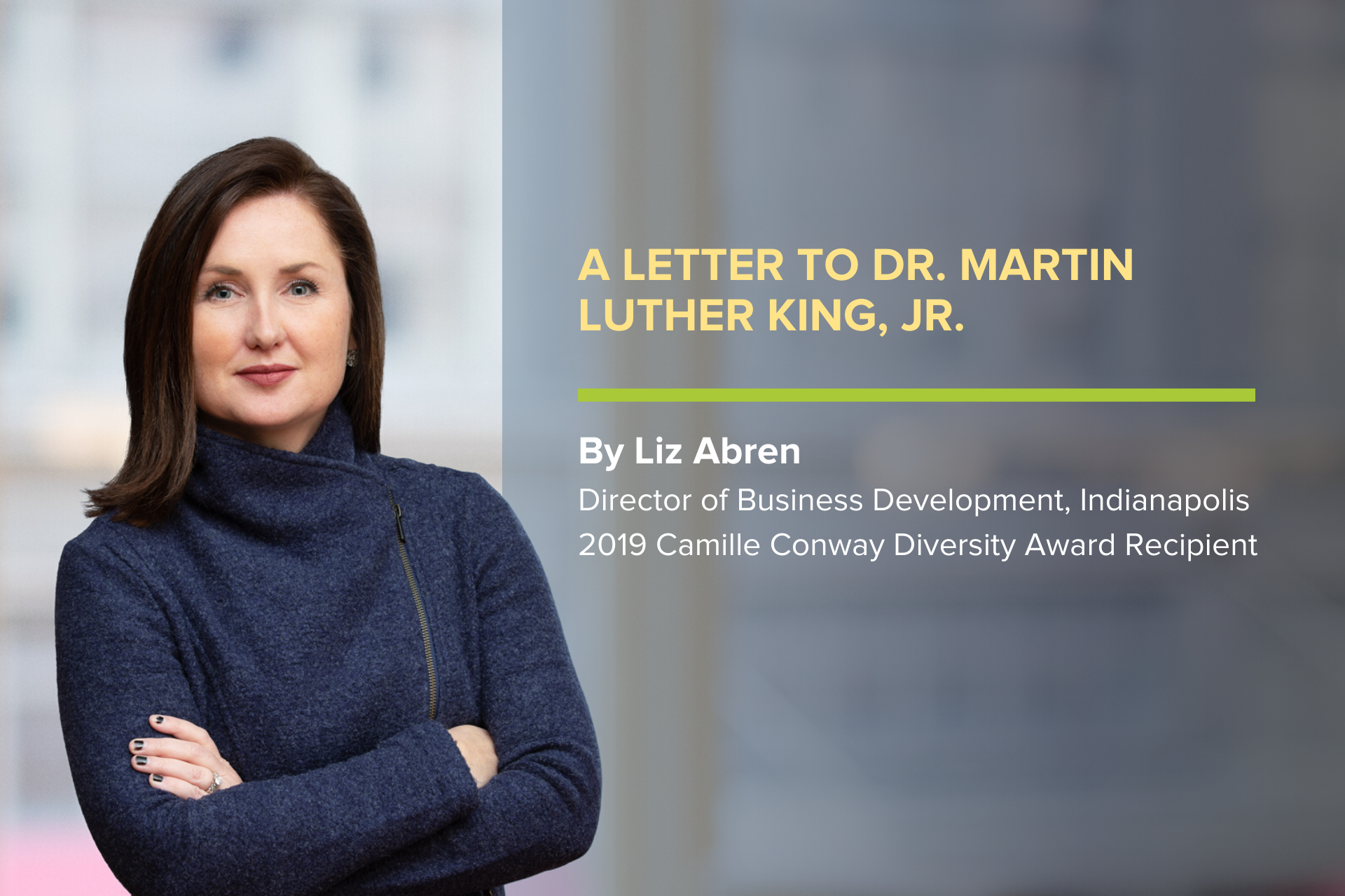 A Letter To Dr Martin Luther King Jr Recognitions Barnes Thornburg